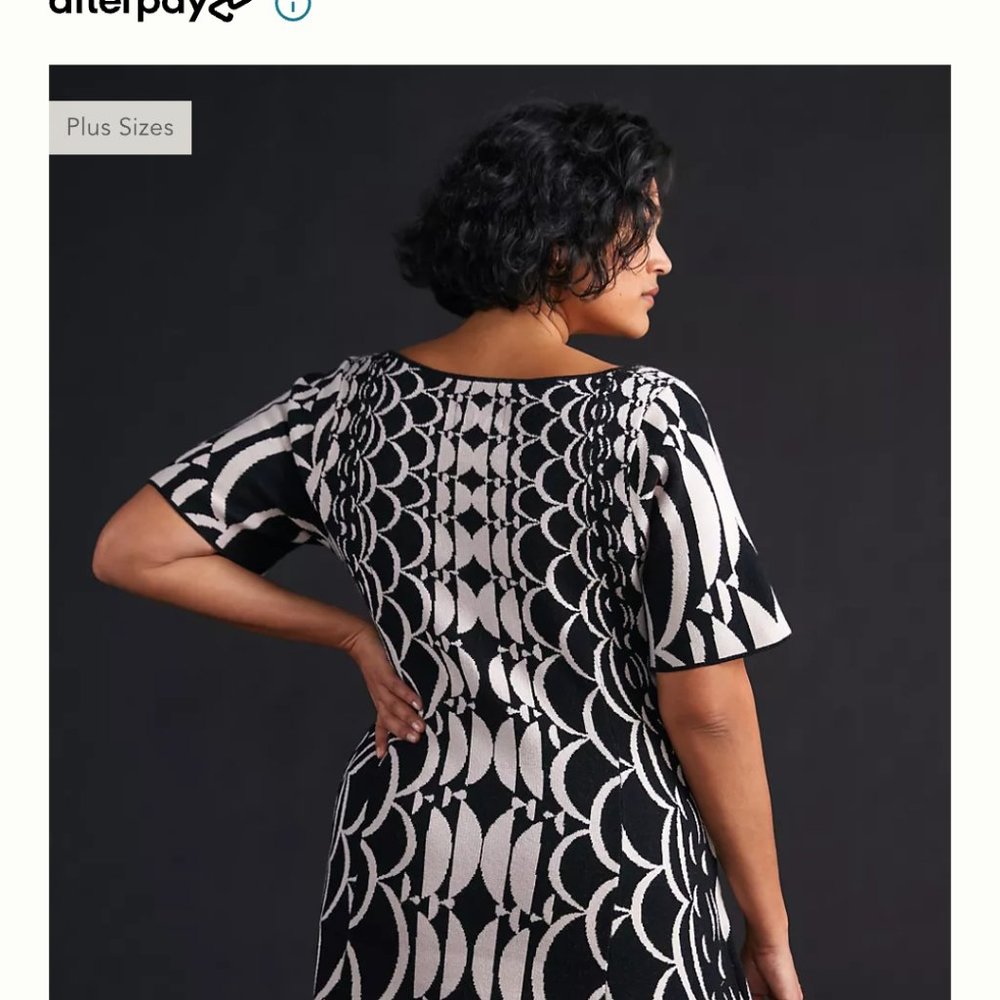 Anthropologie Jacquard Mini Dress - Picture 4 of 8